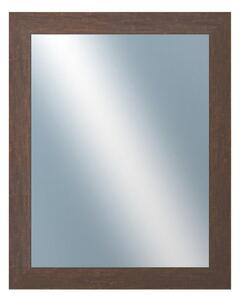 DANTIK - Zrkadlo v rámu, rozmer s rámom 40x50 cm z lišty RETRO hnedá (3144)