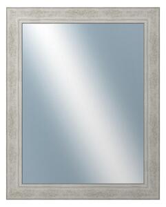 DANTIK - Zrkadlo v rámu, rozmer s rámom 40x50 cm z lišty ANDRÉ veľká strieborná (3157)