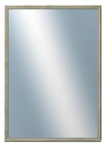 DANTIK - Zrkadlo v rámu, rozmer s rámom 50x70 cm z lišty Y-ka oranžová linka (3128)