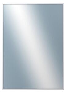 DANTIK - Zrkadlo v rámu, rozmer s rámom 50x70 cm z lišty Hliník biela (7003027)