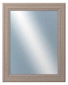 DANTIK - Zrkadlo v rámu, rozmer s rámom 40x50 cm z lišty STEP hnedá (3020)