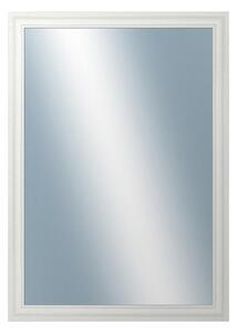 DANTIK - Zrkadlo v rámu, rozmer s rámom 50x70 cm z lišty LYON biela (2666)