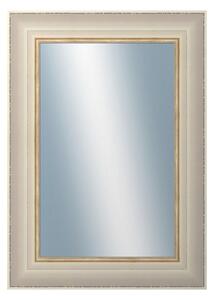 DANTIK - Zrkadlo v rámu, rozmer s rámom 50x70 cm z lišty GREECE biela (2639)