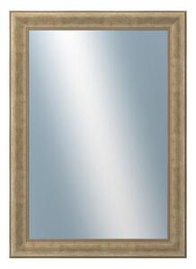 DANTIK - Zrkadlo v rámu, rozmer s rámom 50x70 cm z lišty KŘÍDLO malé strieborné patina (2775)