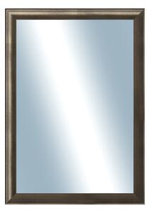 DANTIK - Zrkadlo v rámu, rozmer s rámom 50x70 cm z lišty Ferrosa grafit (3141)