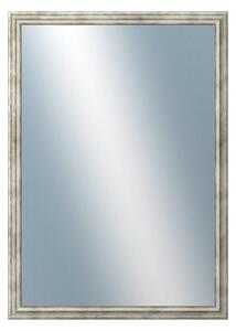 DANTIK - Zrkadlo v rámu, rozmer s rámom 50x70 cm z lišty TRITON strieborná (2143)