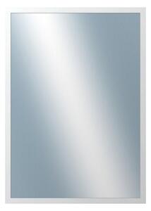 DANTIK - Zrkadlo v rámu, rozmer s rámom 50x70 cm z lišty PERLA biela lesklá vysoká (2746)