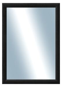 DANTIK - Zrkadlo v rámu, rozmer s rámom 50x70 cm z lišty LEDVINKA čierna (1446)