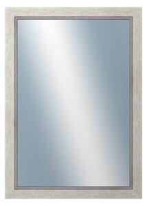 Zrkadlo v rámu Dantik rozmer s rámom 50x70 cm z lišty CARRARA biela (2896)