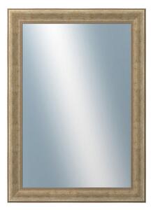 DANTIK - Zrkadlo v rámu, rozmer s rámom 50x70 cm z lišty KŘÍDLO malé zlaté patina (2774)