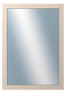 DANTIK - Zrkadlo v rámu, rozmer s rámom 50x70 cm z lišty 4020 biela prederaná (2766)