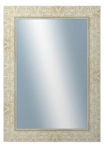 DANTIK - Zrkadlo v rámu, rozmer s rámom 50x70 cm z lišty PRAHA biela (2930)
