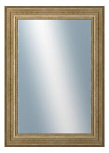 DANTIK - Zrkadlo v rámu, rozmer s rámom 50x70 cm z lišty HRAD strieborná patina (2823)