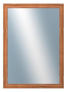 DANTIK - Zrkadlo v rámu, rozmer s rámom 50x70 cm z lišty LYON hnedá (2750)