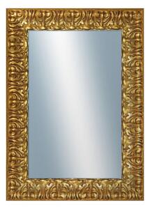 DANTIK - Zrkadlo v rámu, rozmer s rámom 50x70 cm z lišty ZVRATNÁ ozdobná zlatá (2888)