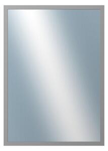 DANTIK - Zrkadlo v rámu, rozmer s rámom 50x70 cm z lišty KASSETTE svetlo šedá (3077)