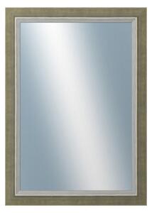 DANTIK - Zrkadlo v rámu, rozmer s rámom 50x70 cm z lišty AMALFI zelená (3115)