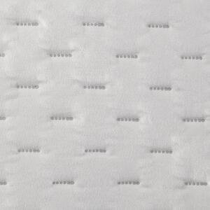 Kvalitný biely jednofarebný prehoz na manželskú posteľ Biela