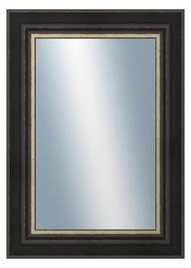 DANTIK - Zrkadlo v rámu, rozmer s rámom 50x70 cm z lišty GREECE čierna (2641)