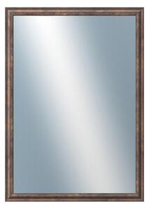 DANTIK - Zrkadlo v rámu, rozmer s rámom 50x70 cm z lišty TRITON meď antik (2141)