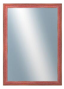 DANTIK - Zrkadlo v rámu, rozmer s rámom 50x70 cm z lišty LYON červená (2707)
