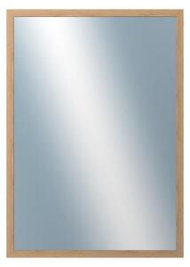 DANTIK - Zrkadlo v rámu, rozmer s rámom 50x70 cm z lišty KASSETTE dub (2863)
