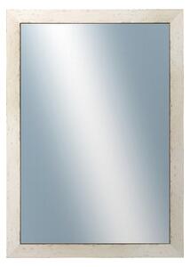 DANTIK - Zrkadlo v rámu, rozmer s rámom 50x70 cm z lišty RETRO biela (2531)