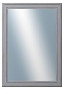 DANTIK - Zrkadlo v rámu, rozmer s rámom 50x70 cm z lišty STEP šedá (3019)