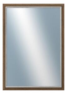 DANTIK - Zrkadlo v rámu, rozmer s rámom 50x70 cm z lišty TAIGA sv.hnedá (3106)