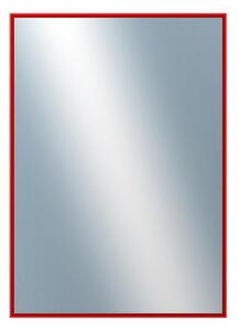 DANTIK - Zrkadlo v rámu, rozmer s rámom 50x70 cm z lišty Hliník červená (7269210)