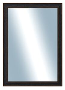 DANTIK - Zrkadlo v rámu, rozmer s rámom 50x70 cm z lišty ANDRÉ veľká čierna (3154)