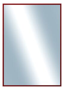 DANTIK - Zrkadlo v rámu, rozmer s rámom 50x70 cm z lišty Hliník vínová (7269209)