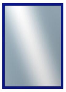 DANTIK - Zrkadlo v rámu, rozmer s rámom 50x70 cm z lišty PERLA modrá lesklá (2877)