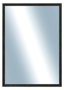 DANTIK - Zrkadlo v rámu, rozmer s rámom 50x70 cm z lišty Inclinata colori čierna (3132)