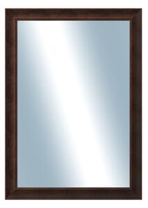 Zrkadlo v rámu Dantik rozmer s rámom 50x70 cm z lišty KOSTELNÍ malá hnedá (3165)