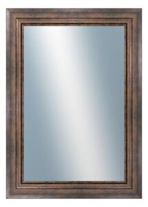 DANTIK - Zrkadlo v rámu, rozmer s rámom 50x70 cm z lišty TRITON široký meď (2951)