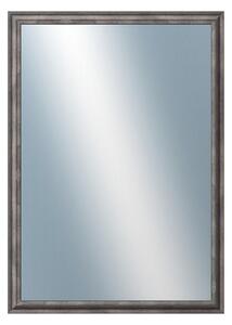 DANTIK - Zrkadlo v rámu, rozmer s rámom 50x70 cm z lišty TRITON cín (2146)
