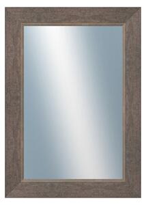 DANTIK - Zrkadlo v rámu, rozmer s rámom 50x70 cm z lišty TOMAS šedá veľká (3030)
