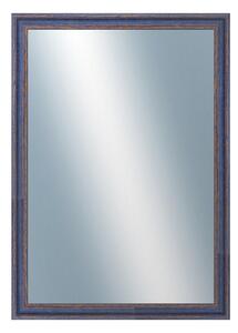DANTIK - Zrkadlo v rámu, rozmer s rámom 50x70 cm z lišty LYON modrá (2668)