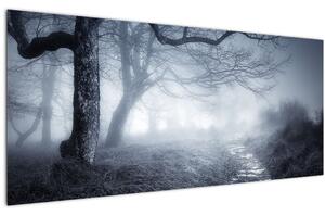 Obraz - Cesta v hmle (120x50 cm)