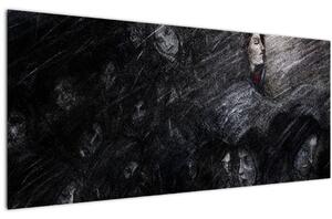 Obraz - Smútok a odriekanie (120x50 cm)