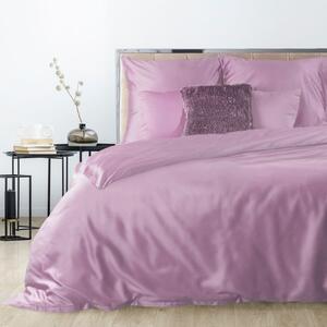 Kvalitné saténové posteľné obliečky lila fialovej farby Fialová