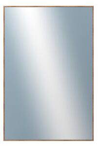DANTIK - Zrkadlo v rámu, rozmer s rámom 40x60 cm z lišty Hliník wenge (7273515)