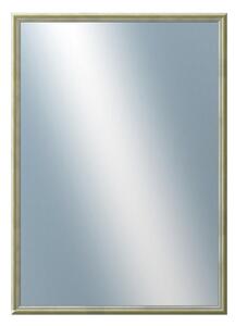 DANTIK - Zrkadlo v rámu, rozmer s rámom 50x70 cm z lišty Y-ka žltá linka (3127)