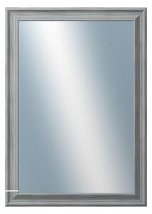 DANTIK - Zrkadlo v rámu, rozmer s rámom 50x70 cm z lišty KOSTELNÍ malá šedá (3167)