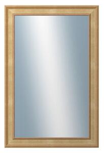 DANTIK - Zrkadlo v rámu, rozmer s rámom 40x60 cm z lišty TOOTH malá zlatá (3161)