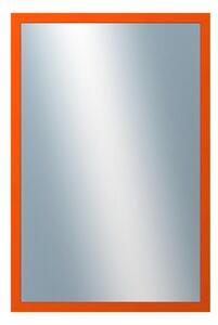 DANTIK - Zrkadlo v rámu, rozmer s rámom 40x60 cm z lišty PASTELKA oranžová rovná (2563)