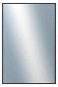 DANTIK - Zrkadlo v rámu, rozmer s rámom 40x60 cm z lišty Hliník čierna (7002021)
