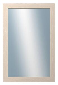 DANTIK - Zrkadlo v rámu, rozmer s rámom 40x60 cm z lišty 4020 biela prederaná (2766)