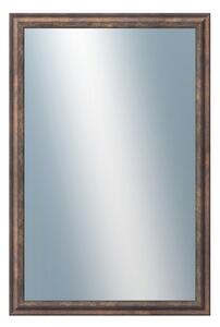 DANTIK - Zrkadlo v rámu, rozmer s rámom 40x60 cm z lišty TRITON meď antik (2141)